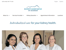 Tablet Screenshot of kidneyasc.com